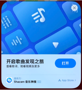 平邑苹果14维修站分享iPhone14音乐识别功能使用方法 