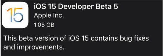 平邑苹果手机维修分享如何升级到iOS15.0 beta5 