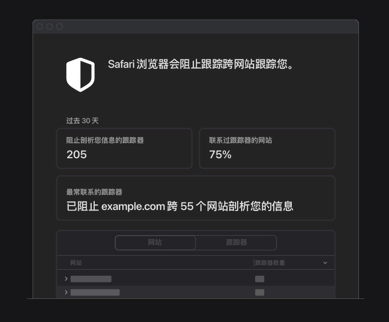 平邑苹果手机维修分享如何在 Safari 浏览器中查看和打开隐私报告 